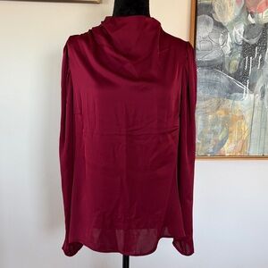 Express Deep Red Women's Blouse
